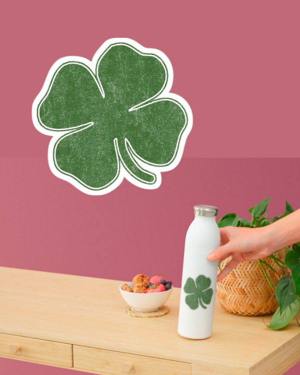 Producto - Sticker trébol de 4 hojas