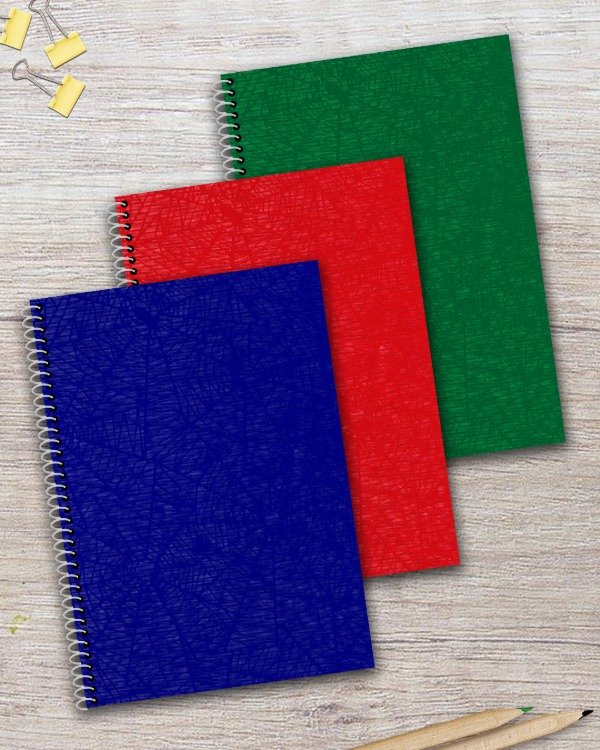 Producto - Cuaderno A5 tapa dura COLOR 60h rayado (ideal para Comunicaciones)