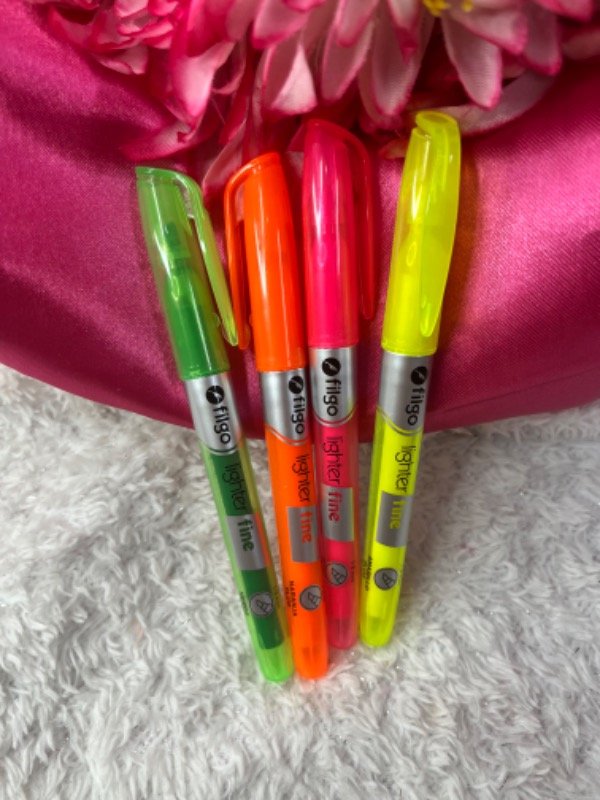 Producto - Resaltadores finos x4 filgo-Flúor