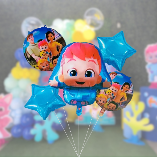 Producto - Set de 5 Globos de Personajes