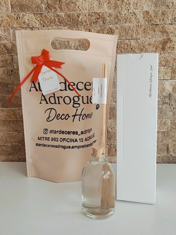 Producto - Difusor de aromas en envase de vidrio transparente