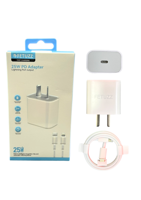 Producto - CARGADOR FETUZZ 25W C A LIGHTNING #6917986004035