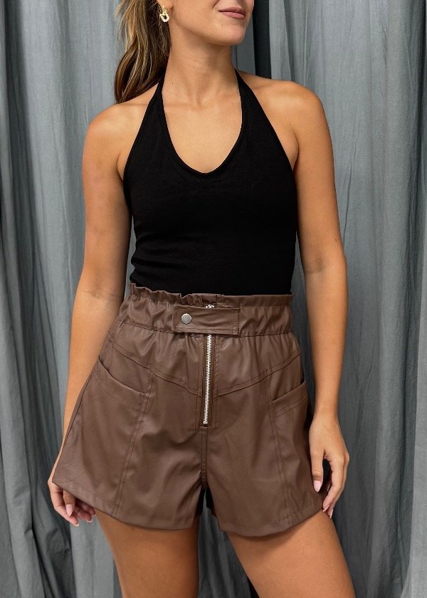 Producto - Short Eloisa Chocolate