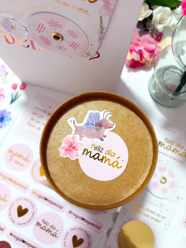 Producto - Stickers Glitter Mamá - 1