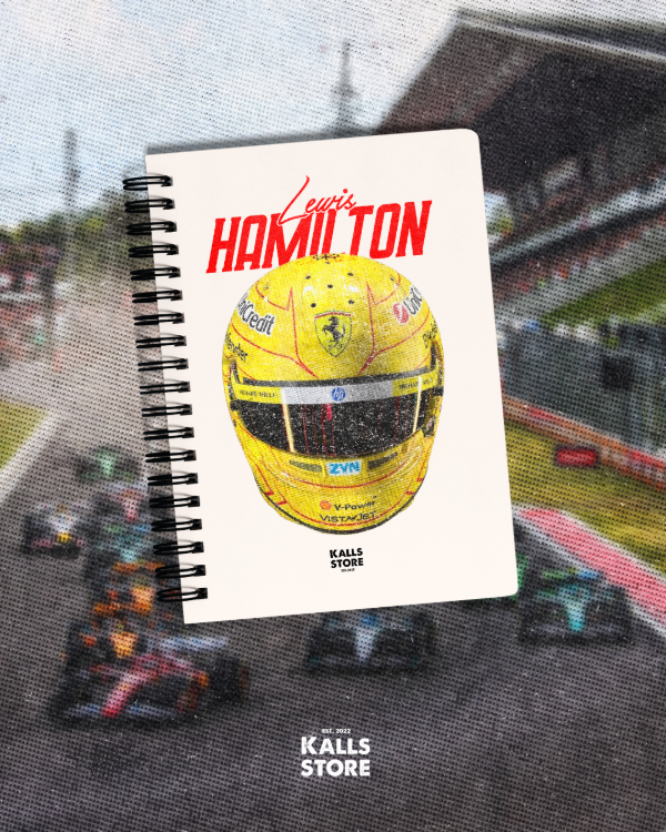 Producto - Cuaderno A5 Lewis Hamilton #helmet