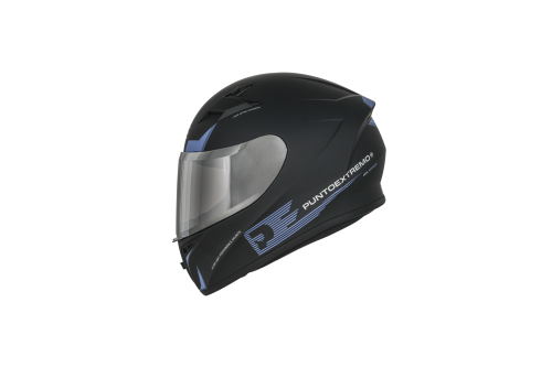 Producto - Casco Punto Extremo Loki Negro con Azul - 1