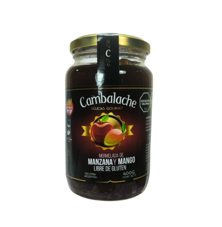 Producto - Mermelada de manzana y mango de 400gr