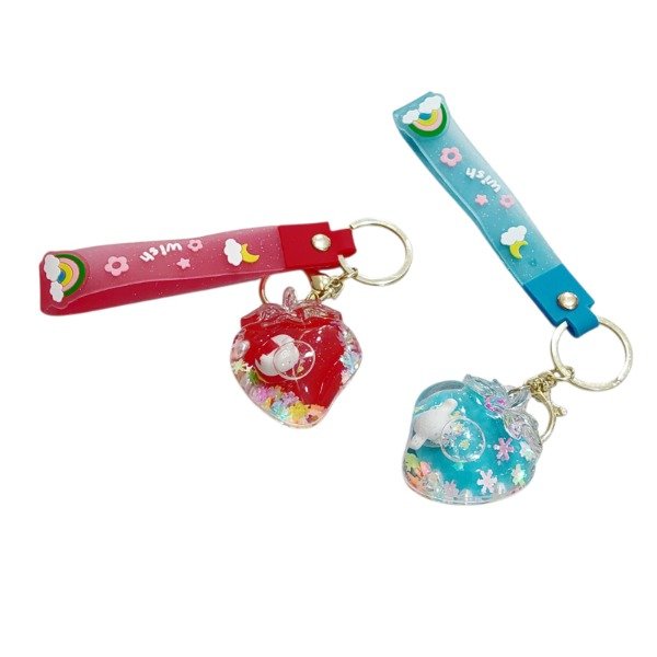 Producto - Llavero Cristal Frutilla
