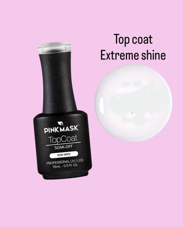 Producto - TOP COAT EXTREME SHINE PINK MASK