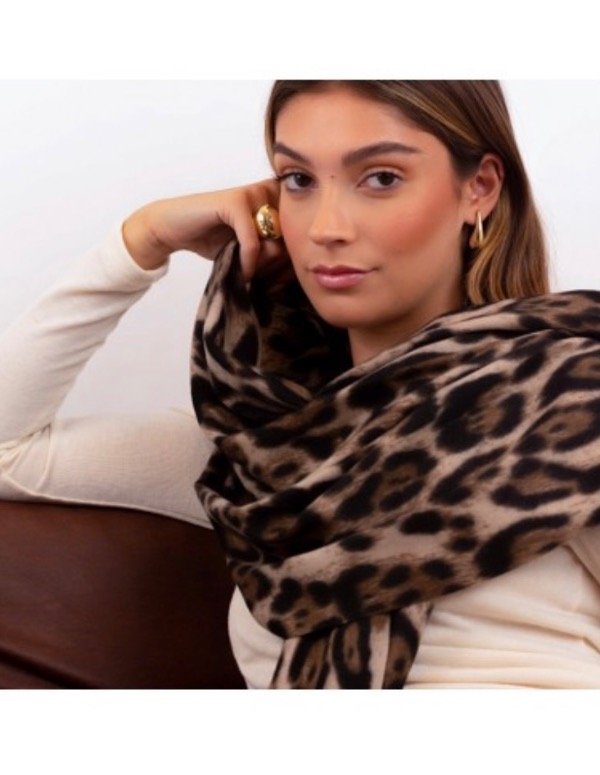 Producto - Manton print leopardo 01