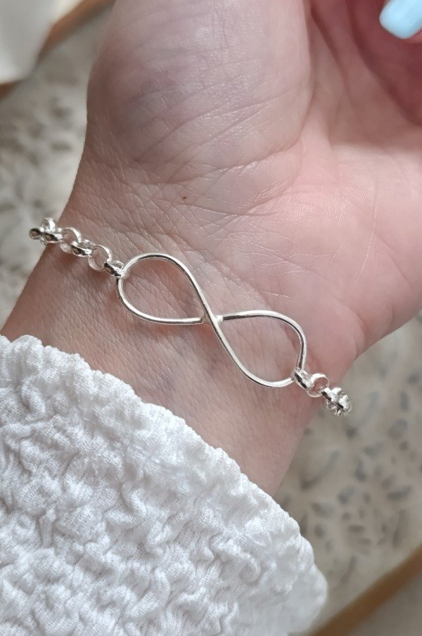 Producto - Pulsera de plata Rolo - Infinito - 2