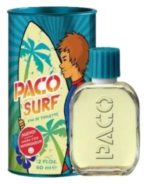 Producto - Perfume Paco Surf Eau De Parfum Niños Cítrico 60ml Libre De Alcohol