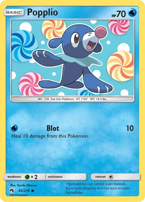 Producto - Popplio - 65/214 - Lost Thunder