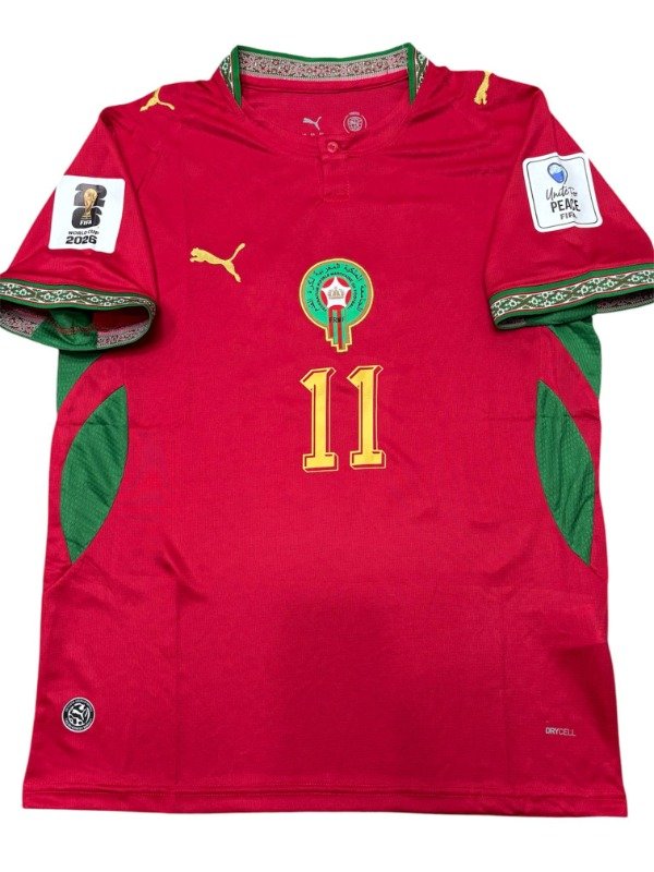 Producto - Marruecos local 2026 Version hincha - 11 Saibari Parches Mundial - 0