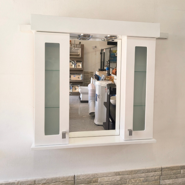 Producto - Peinador 70x70 con dos puertas vidriadas