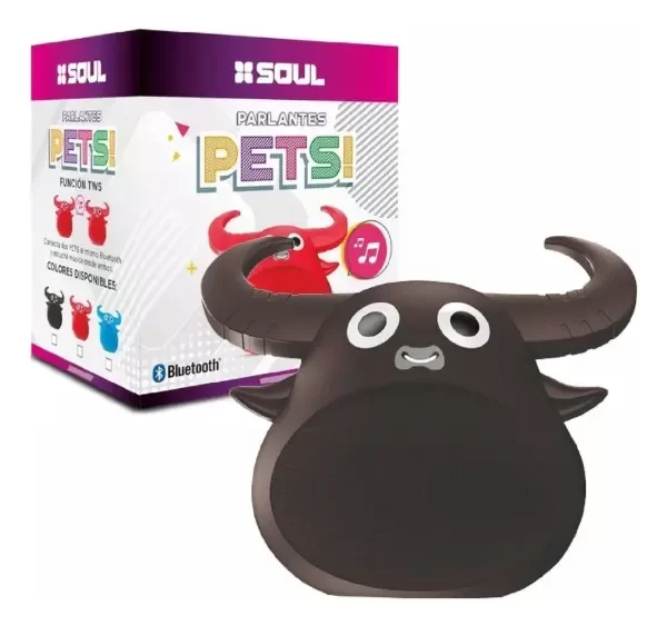 Producto - PARLANTE SOUL PETS TORO NEGRO