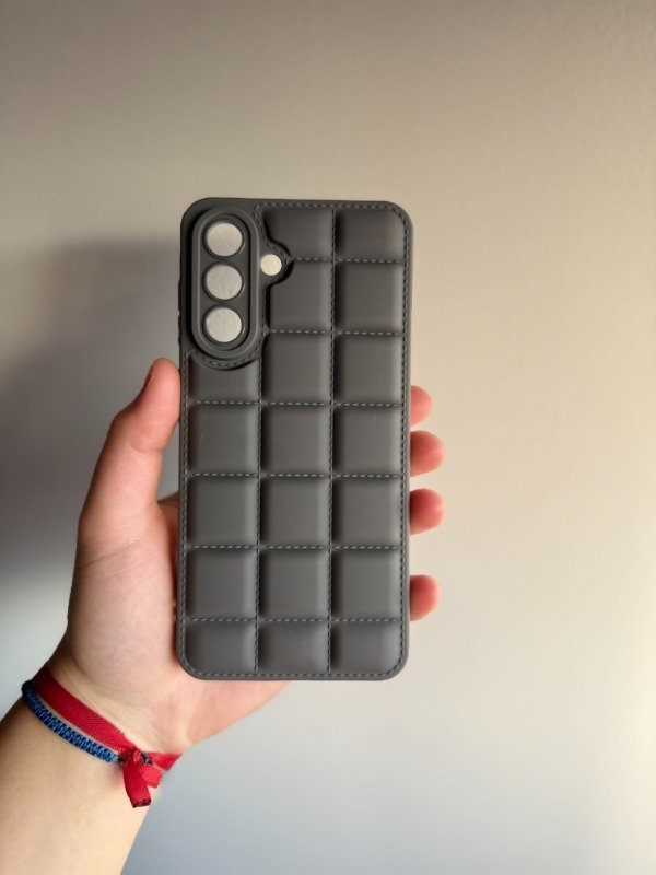 Producto - A36-FUNDA PUFFER COLOR GRIS OSCURO