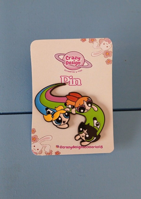 Producto - Pin chicas super poderosas 2
