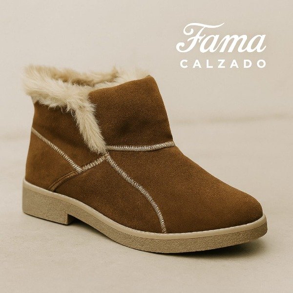 Art 505 Bota gamuza Peluche FAMA CALZADOS