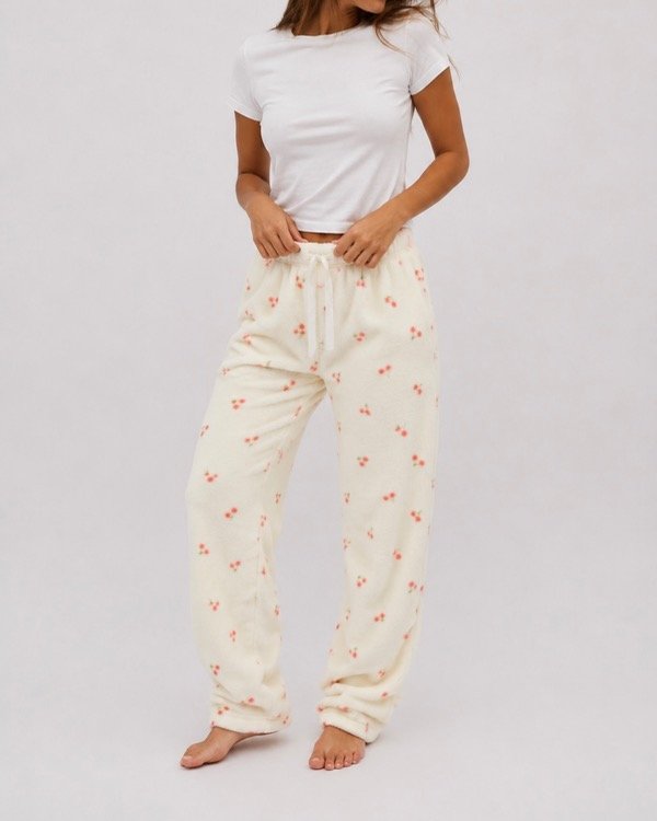 Producto - Pant pijama polar soft- cherry cream