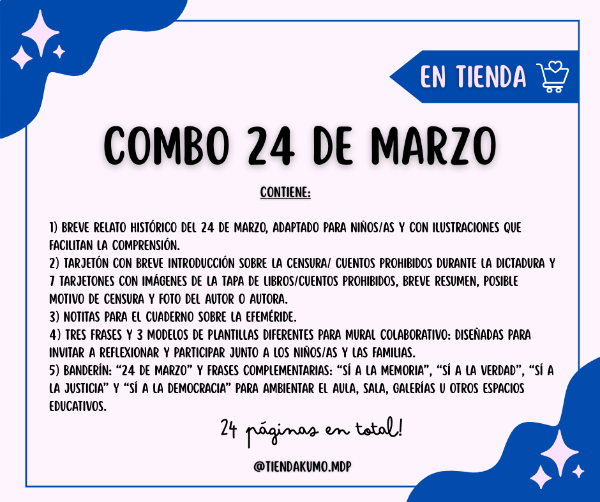 Producto - COMBO 24 DE MARZO- PDF
