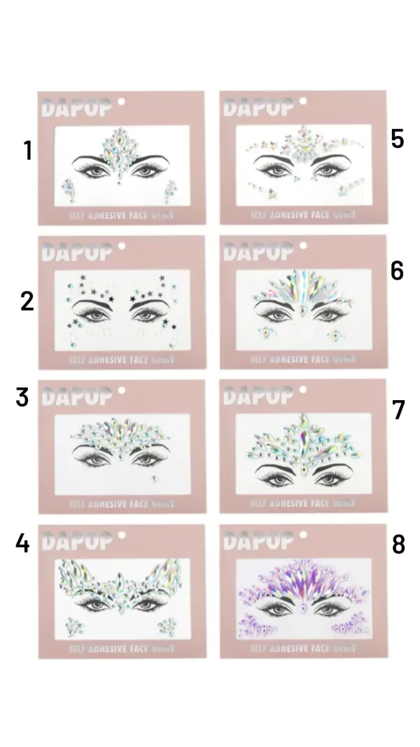 Producto - Gemas reutilizables grandes para rostro by Dapop