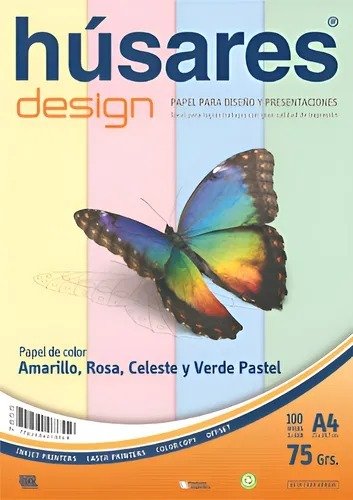 Producto - RESMITA  COLOR A4 75grs. x100  surtida
