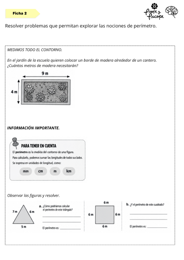 Producto - PERÍMETRO Y ÁREA: 6to GRADO - 8