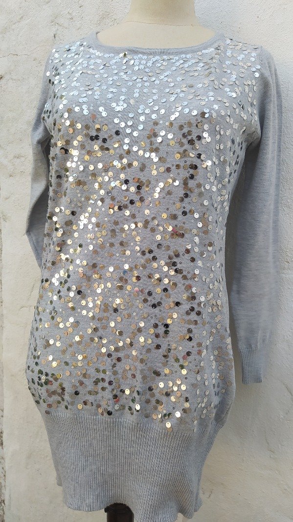 Producto - Vestido Sweater lentejuelas TS