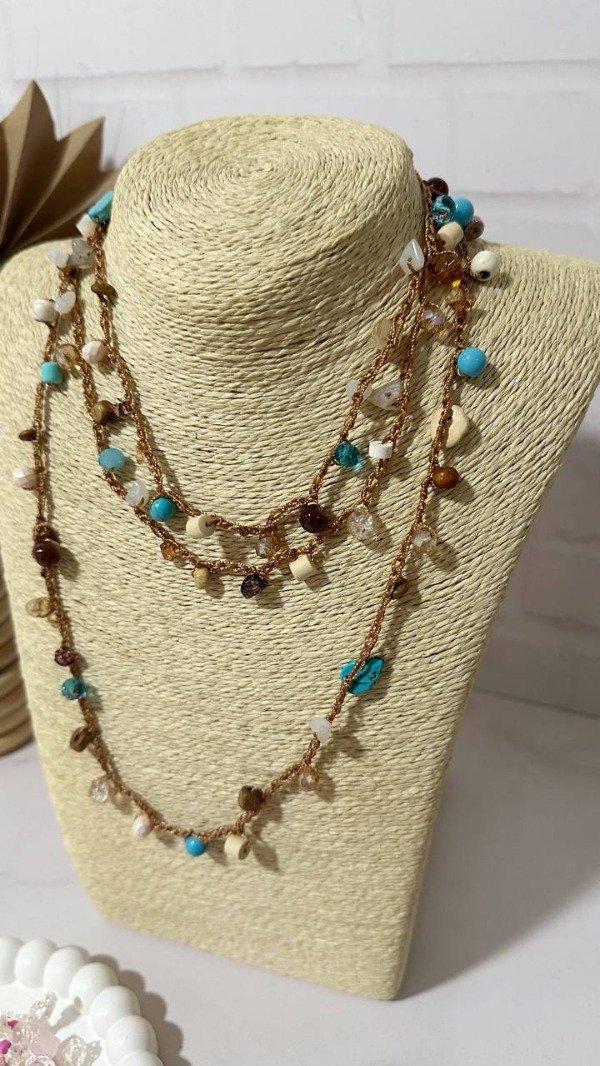 Producto - COLLAR MIL VUELTAS CON CIERRE crema - 1