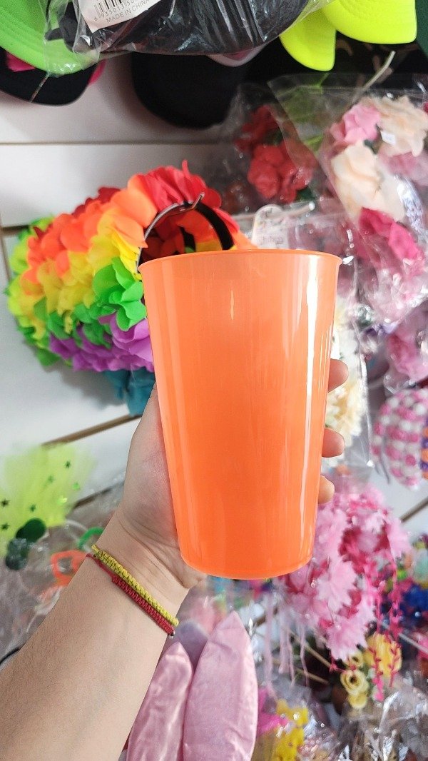 Producto - Vaso Recto Naranja 750 cc