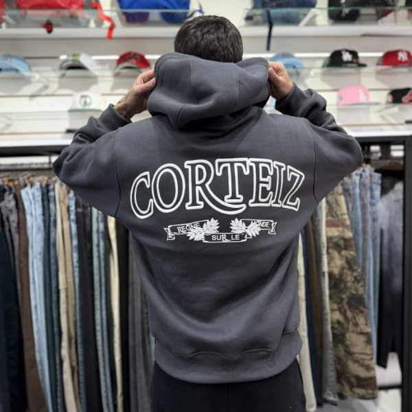 Producto - Campera Hoodie CTZ - Negro / Beige / Gris