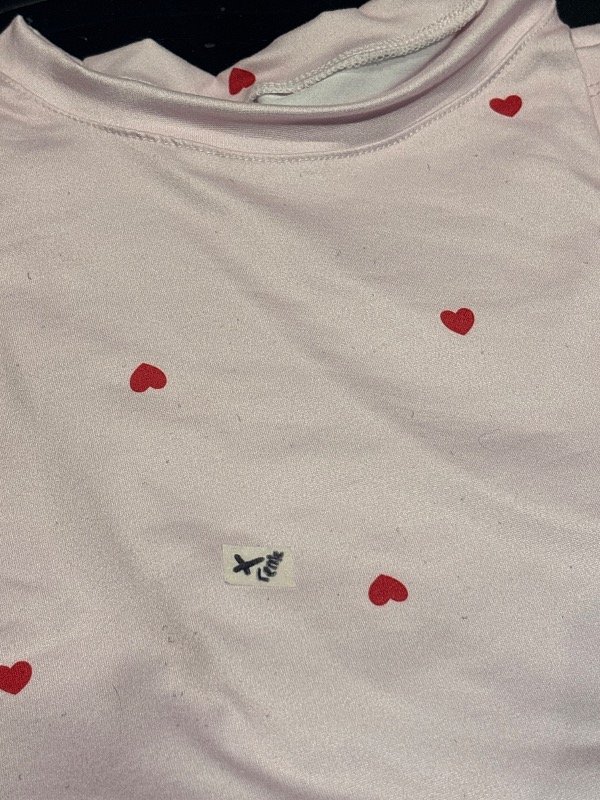 Producto - FALLADO! Remera corazones rosa [MANGA CORTA]