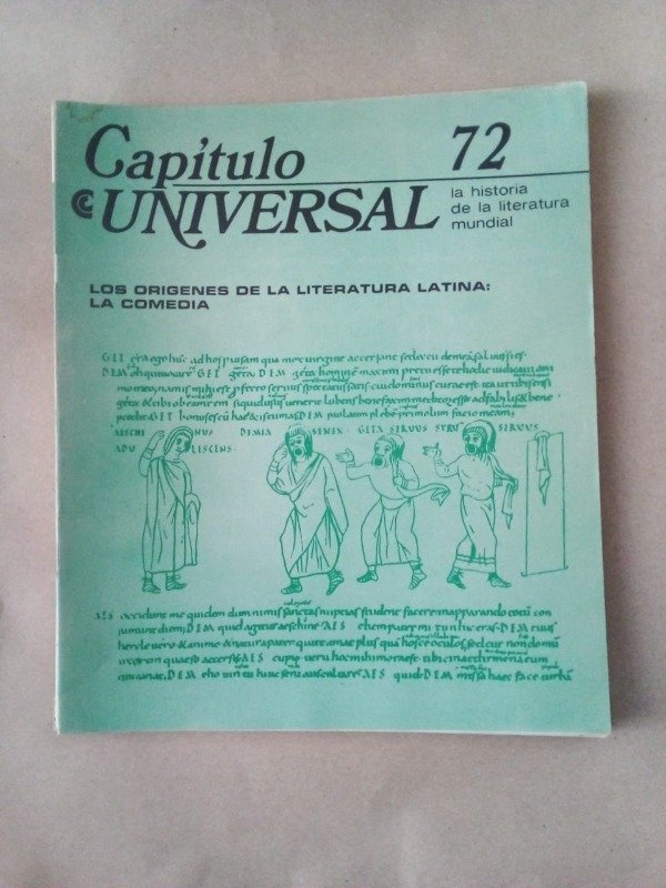 Producto - Capítulo Universal #72 Los orígenes de la literatura latina La comedia CEAL 1970