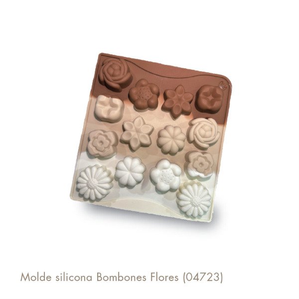 Producto - Molde silicona Flores (04723)