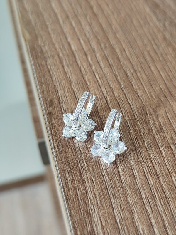 Producto - Argollitas Florci cristal