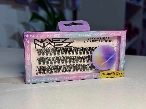 Producto - Pestañas postizas punto por punto 40 P 12mm Naez