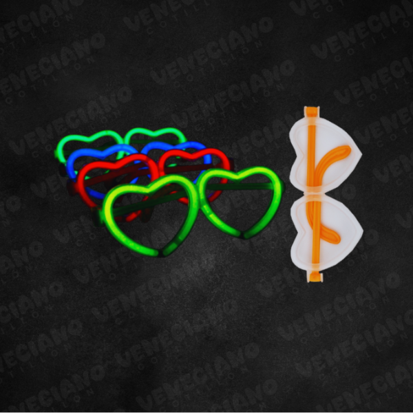 Producto - Anteojo Corazón Neon Químico