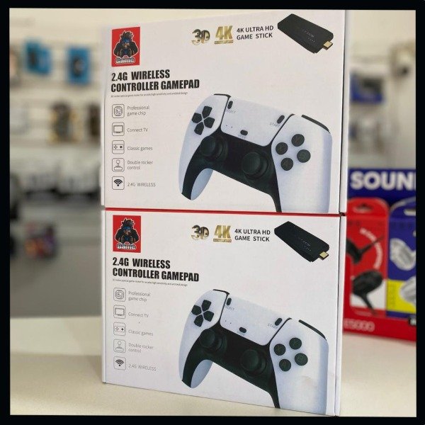 Producto - CONSOLA RETRO PRO GAME STICK 4K SALIDA HDMI 2,4G CON DOS J