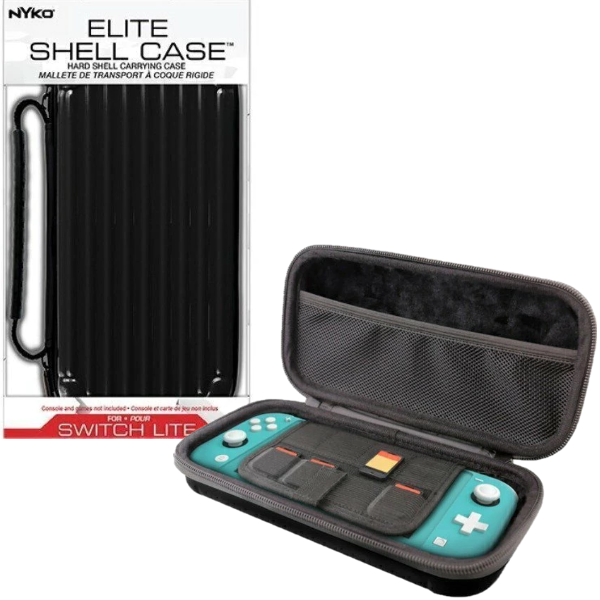 Producto - Nintendo Switch Lite Nyko Estuche Rigido Elite Shell Black