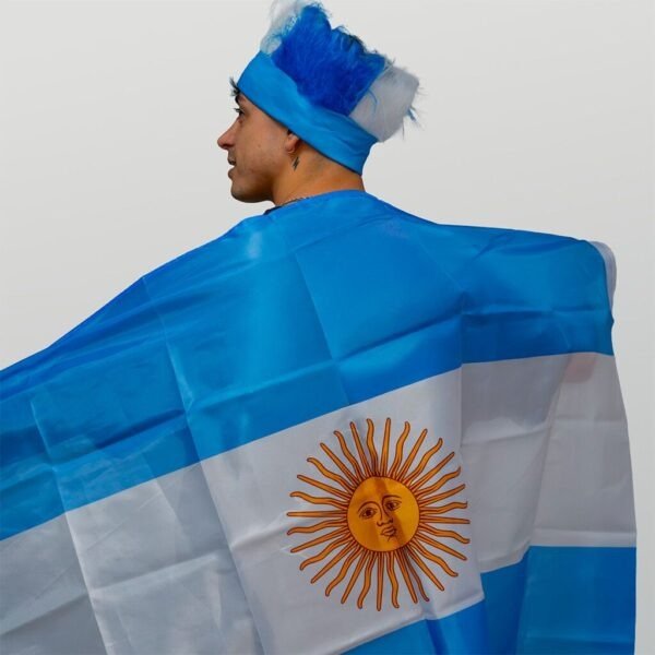 Producto - BANDERA ARGENTINA C/MANGAS 90X150