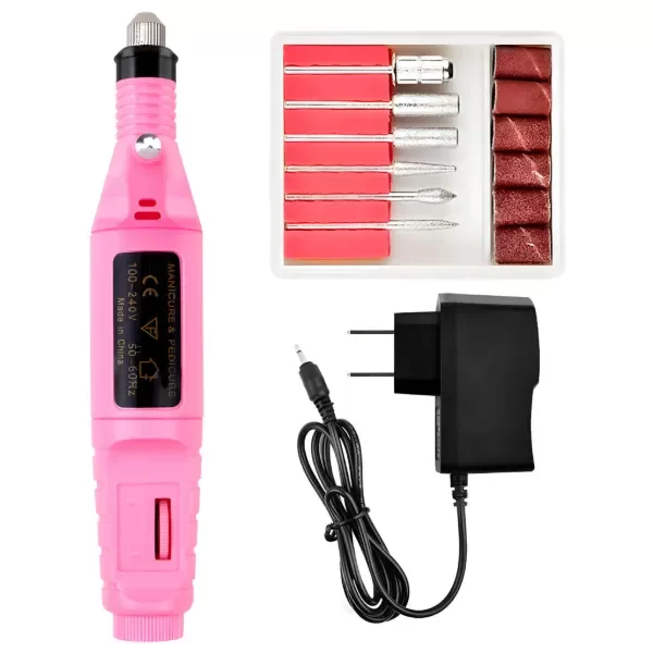 Producto - Torno de Uñas Recargable + Fresas