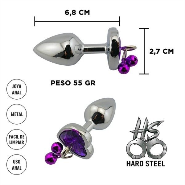 Producto - Plug Anal Metal con Cascabel
