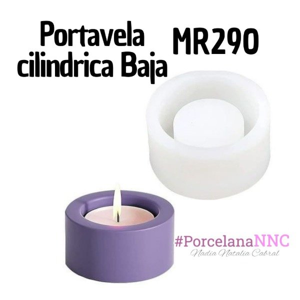 Producto - Portavela cilindrica baja individual MR290