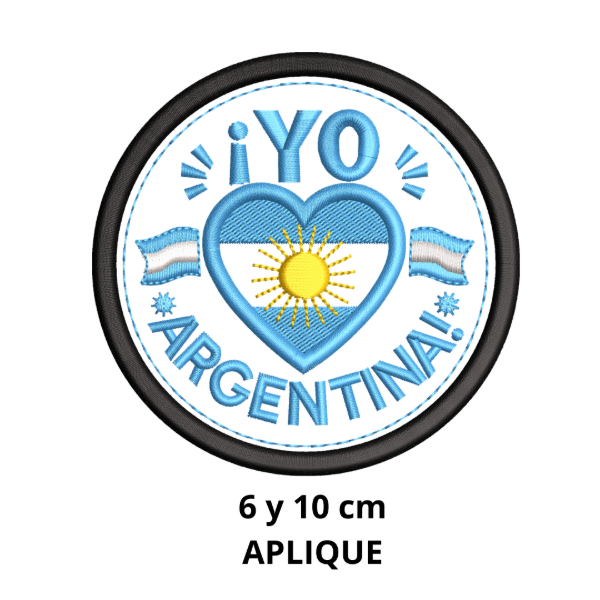 Producto - Argentina te quiero 6 y 10 cm matriz