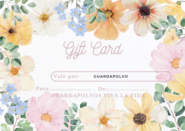 Producto - Gift Card guardapolvo cuadrille