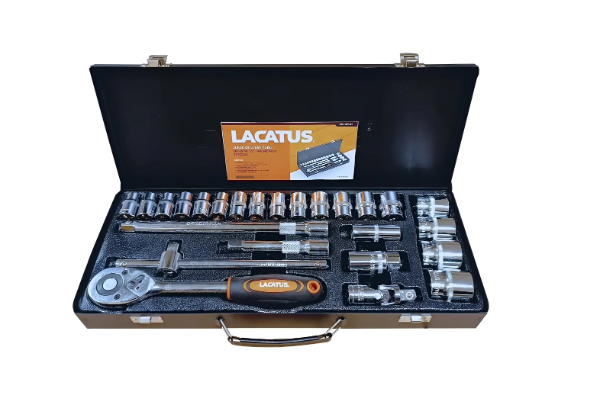 Producto - Juego Set Tubos Llave Crique 24pz Encastre 1/2 Lacatus