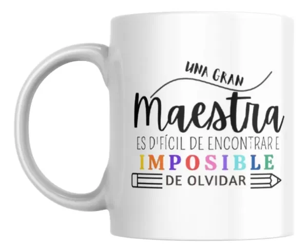 Producto - Taza - un gran maestro dificil de encontrar e imposible de olvidar