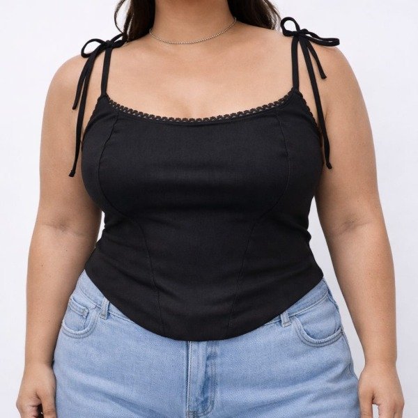 Producto - Corset Paloma Negro