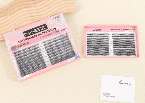 Producto - Pestañas en Racimo DIY 30D + 40D mix 9-14mm - Naez